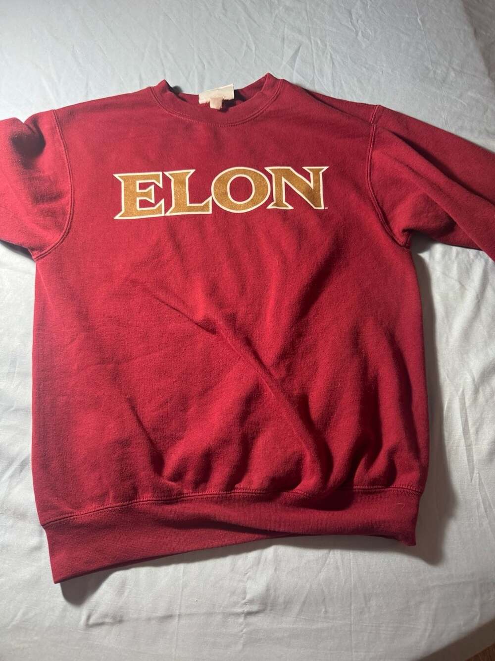 Champion Elon University Red Crewneck Sweatshirt